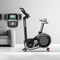 Light Commercial Upright Bike - Muscle D Fitness - LED Display - Heart Rate Monitor - Adjustable Seat - On Wheels for Easy Movement