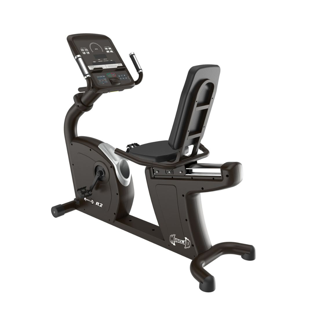 Commercial Recumbent Bike - LED Screen - Muscle D Fitness - Cardio - Seated - Standalone