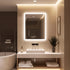 Compact Edge Glow LED Bathroom Mirror