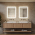 Compact Edge Glow LED Bathroom Mirror