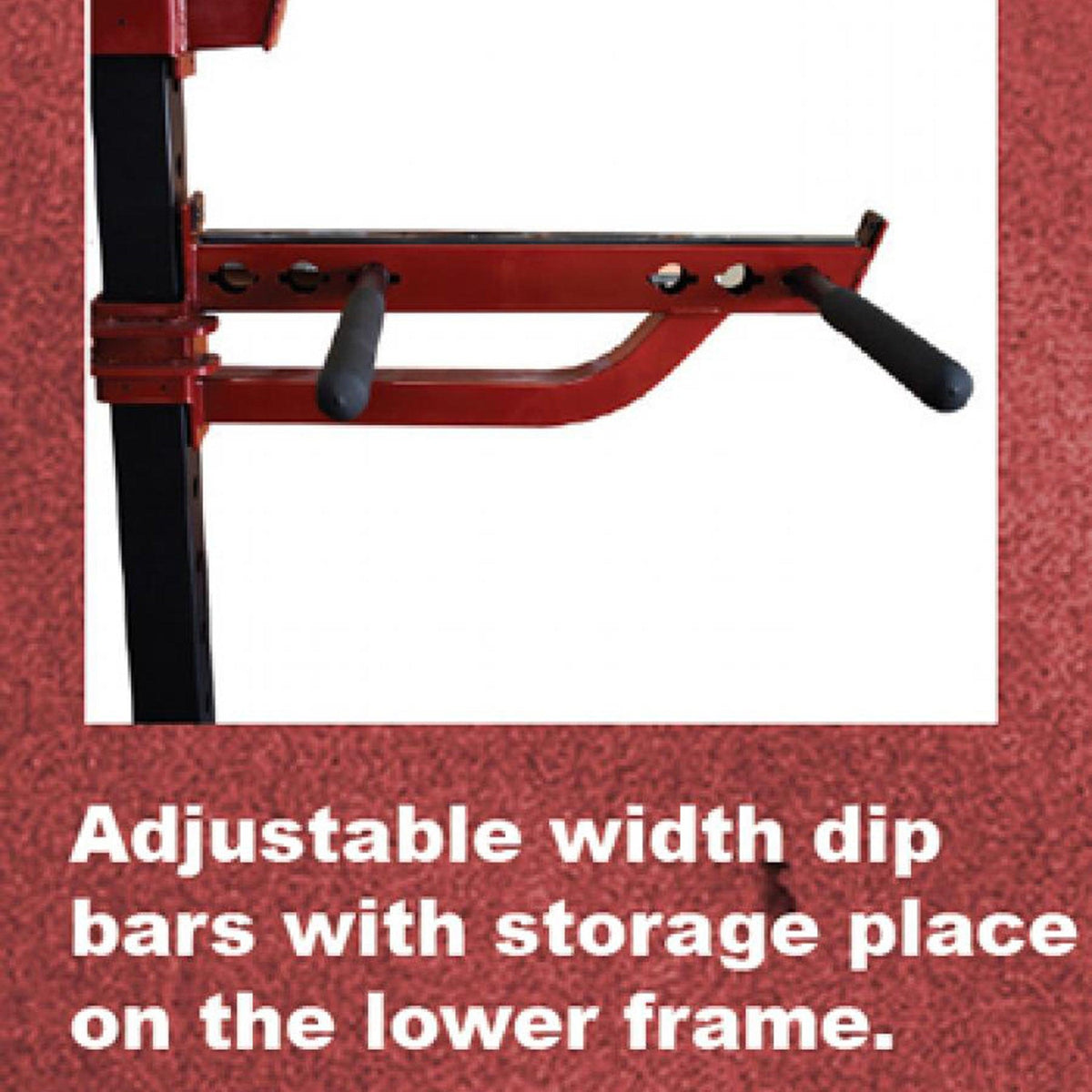 Compact Half Cage - Muscle D Fitness - Bar & Plate Storage and Dip Station Included
