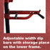 Compact Half Cage Complete Weight Kit - Muscle D Fitness - Storage Squat Rack Adjustable - Dip Handles