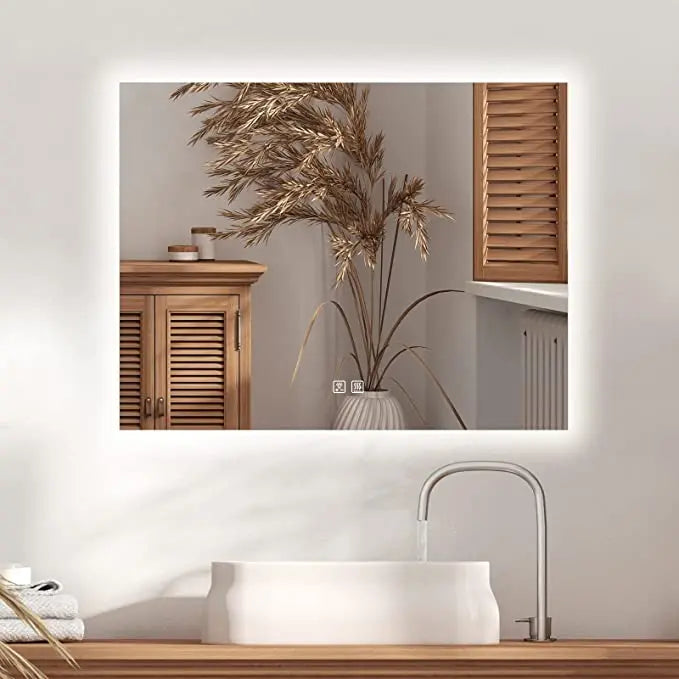 Compact Sleek Backlit LED Bathroom Mirror