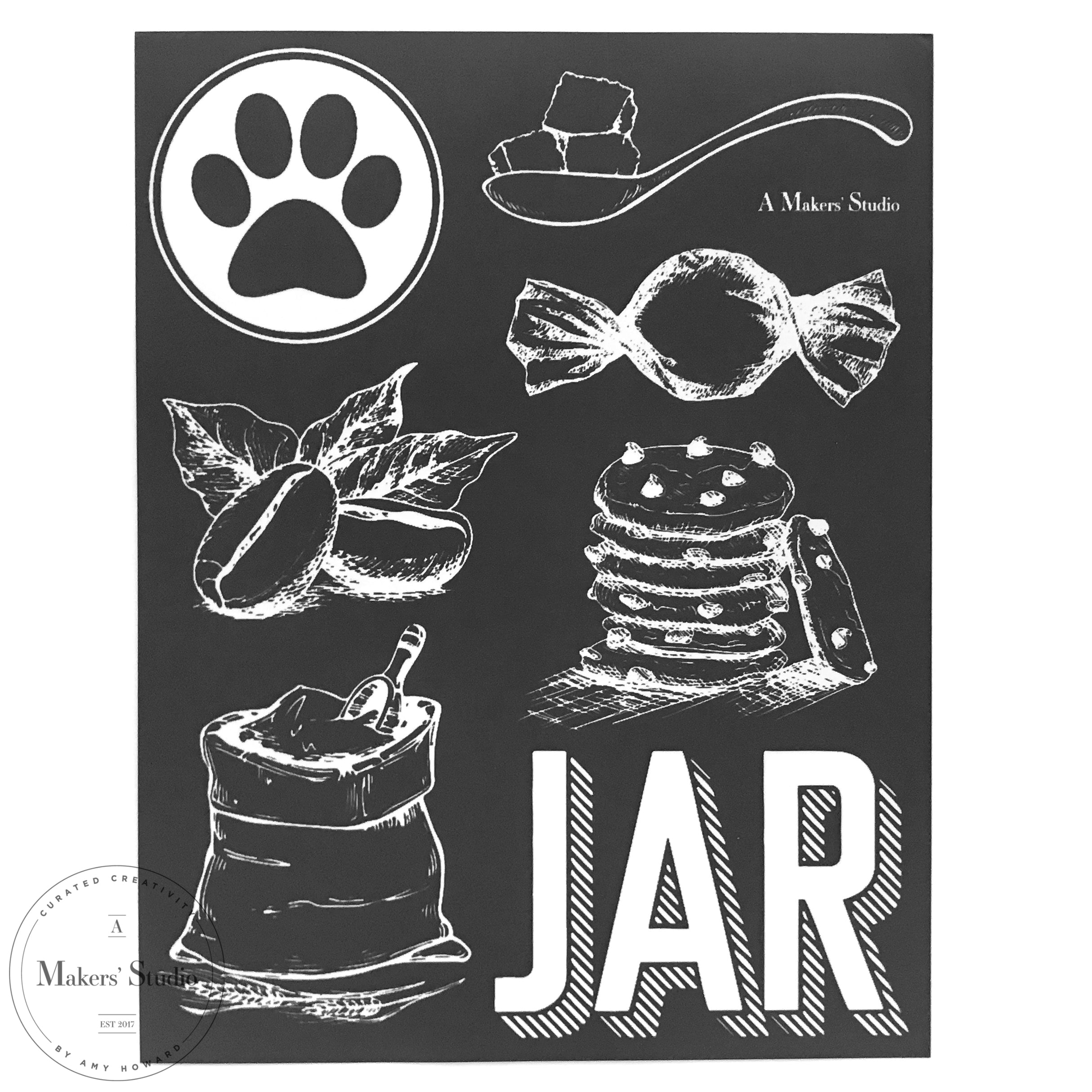 Cookie Jar - Mesh Stencil - 8.5x11