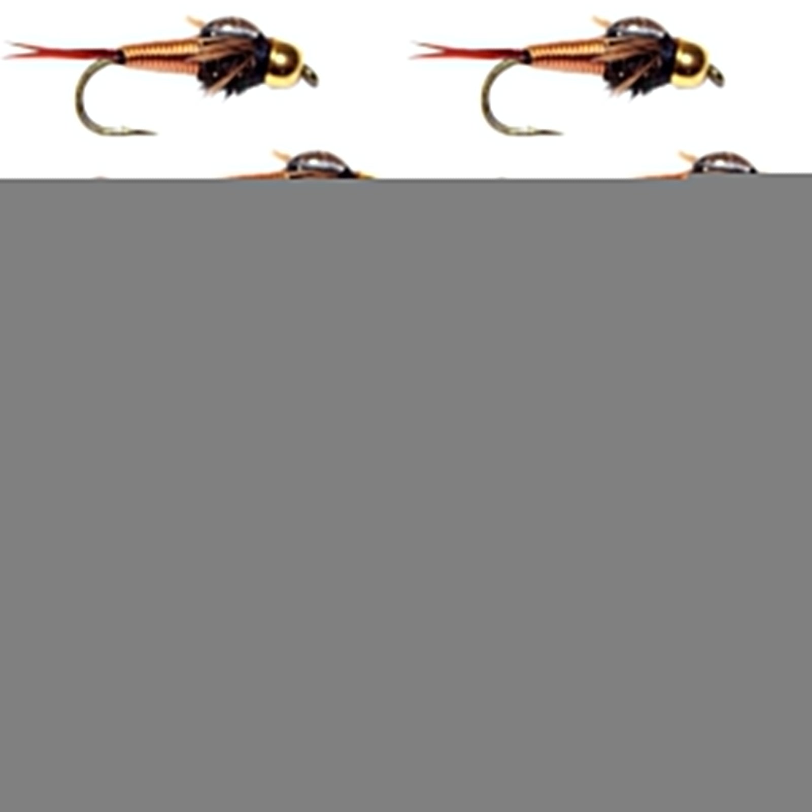 Bead Head Copper John Nymph 1 Dozen Fly Fishing Flies - Hook Size 18