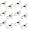Copper Sakasa Kebari - 12 Tenkara Flies - Size 10