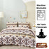 DaDa Bedding Majestic Oriental Kilim Duvet Cover - w/ Pillow Cases Royal Persian Traditional Design Intricate Ornate Ornament Print