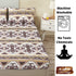 DaDa Bedding Majestic Oriental Kilim Fitted Sheet - w/ Pillow Cases Royal Persian Traditional Design Intricate Ornate Ornament Print
