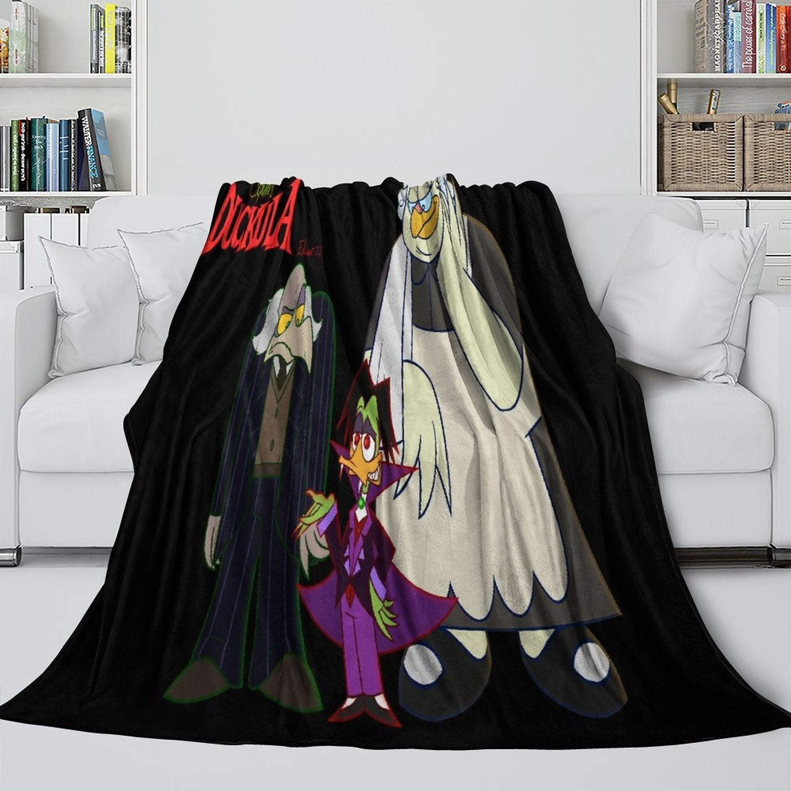 Count Duckula Blanket Flannel Throw Room Decoration
