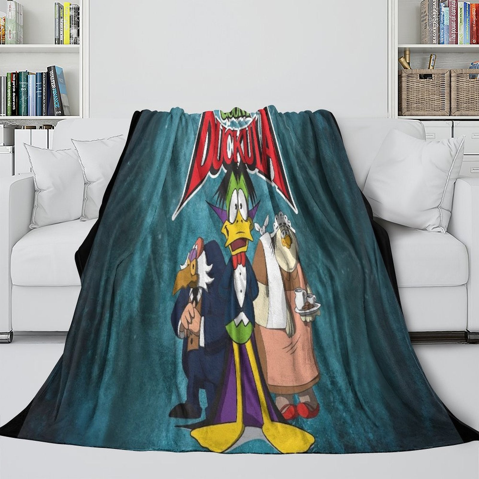 Count Duckula Blanket Flannel Throw Room Decoration