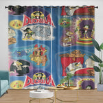 Count Duckula Curtains Pattern Blackout Window Drapes