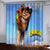 Crash Bandicoot Pattern Curtains Blackout Window Drapes