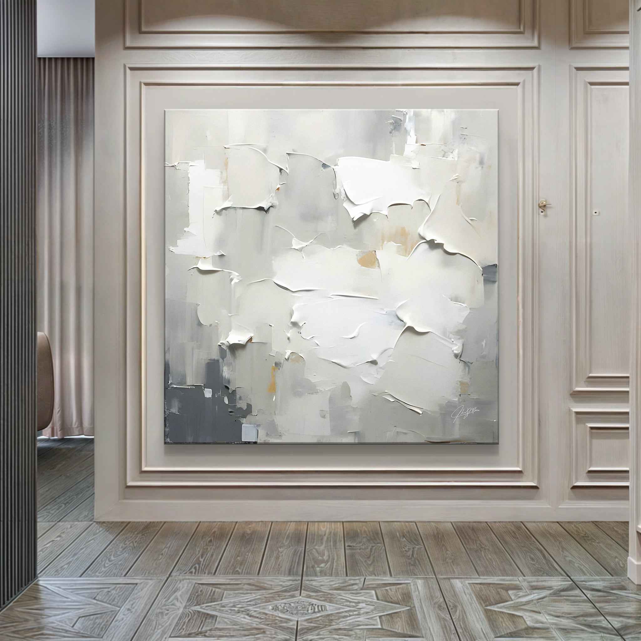 Canvas Print: "Cream Field"