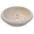 Crema Antiqua Travertine Natural Stone Drop-in Sink Honed and Filled (D)16" (H)6"-Clearance