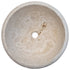 Crema Antiqua Travertine Natural Stone Drop-in Sink Honed and Filled (D)16" (H)6"-Clearance