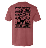 Make Christmas Great Again Trump Sweater Print - T-Shirt