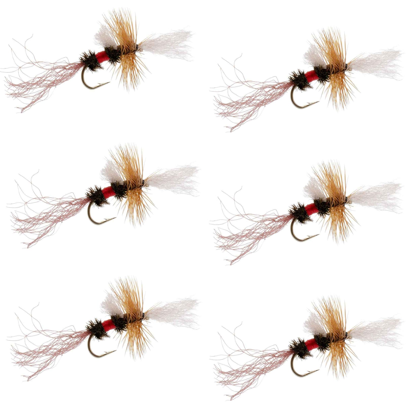 Royal Wulff Cripple Mayfly - Caddis Emerger - 6 Flies Hook Size 18