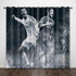 Cristiano Ronaldo CR7 Curtains Pattern Blackout Window Drapes