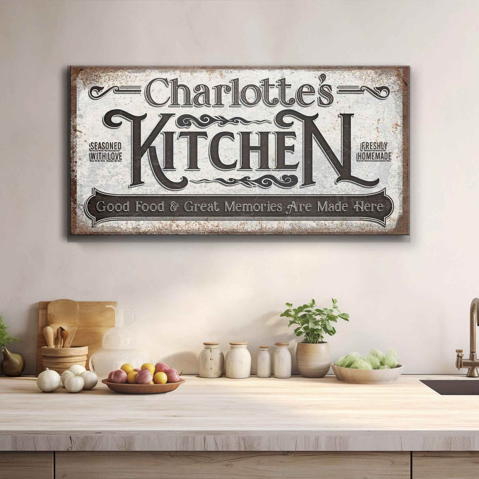 Custom Kitchen Sign II
