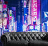 Tokyo Japan Retro 80's Synth Wave Pop Style CyberPunk Wall Mural. #6248
