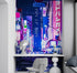 Tokyo Japan Retro 80's Synth Wave Pop Style CyberPunk Wall Mural. #6248