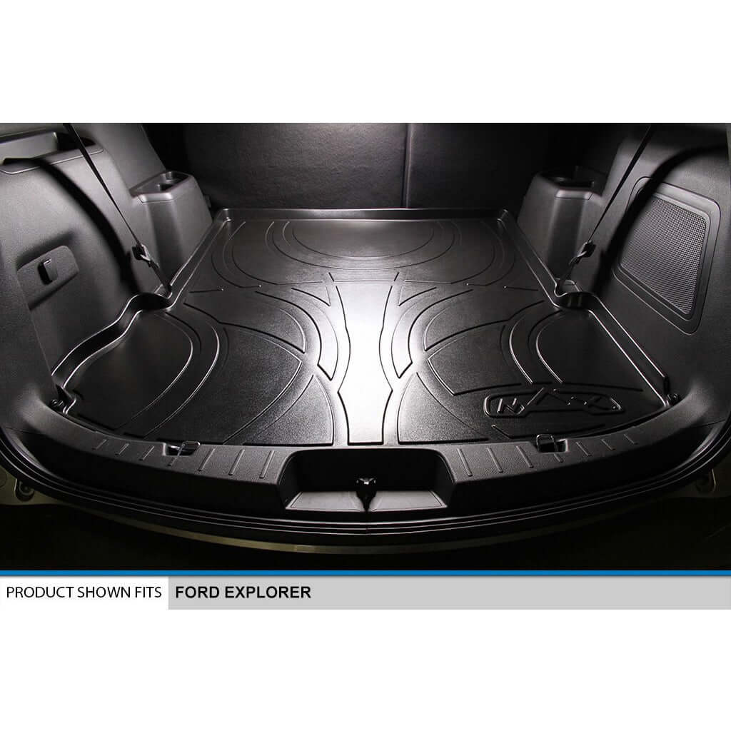 SMARTLINER Custom Fit Floor Liners For 2017-2019 Ford Explorer with 2nd Row Center Console