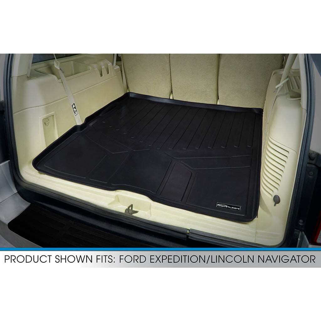 SMARTLINER Custom Fit Floor Liners For 2007 - 2017 Ford Expedition/Lincoln Navigator with 2nd Row Bucket Seats (No EL or L Models)