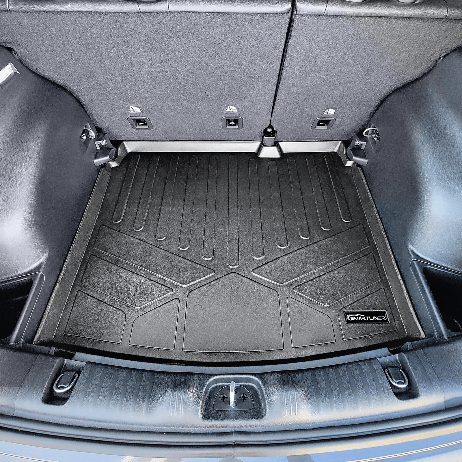 SMARTLINER Custom Fit Floor Liners For 2017-2025 Jeep Compass with Dual Driver Side Floor Hooks (New Body Style)