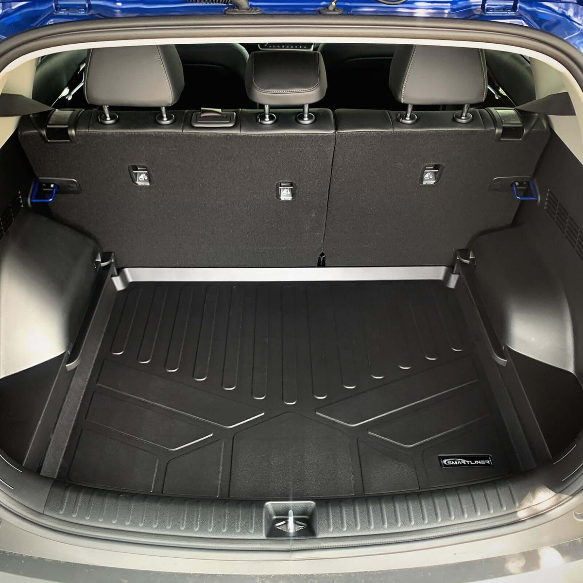 SMARTLINER Custom Fit Floor Liners For 2021-2025 Kia Seltos Lower Cargo Position