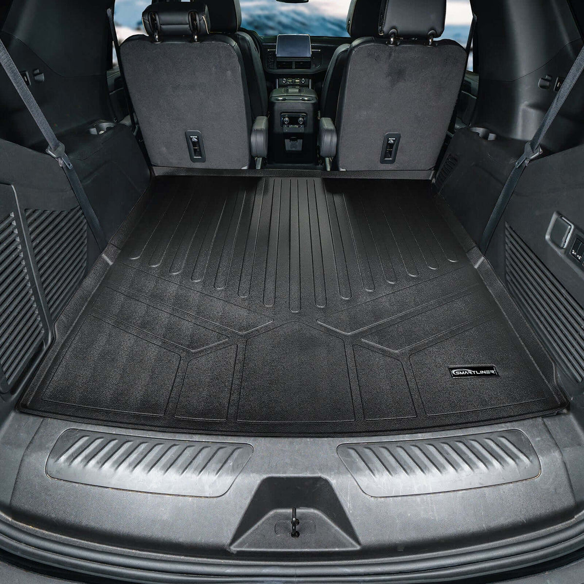 SMARTLINER Custom Fit Floor Liners For 2021-2025 Chevrolet Tahoe/ GMC Yukon with 2nd Row Bucket Seats