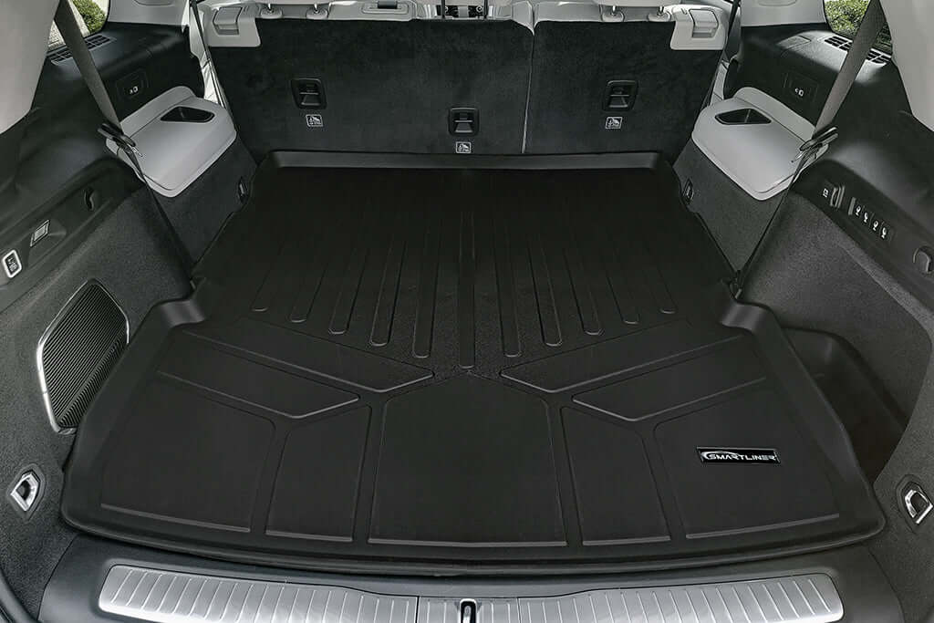 SMARTLINER Custom Fit Floor Liners For 2021-2025 Jeep Grand Cherokee L with 2nd Row Bucket Seats With Center Console (No subwoofer)