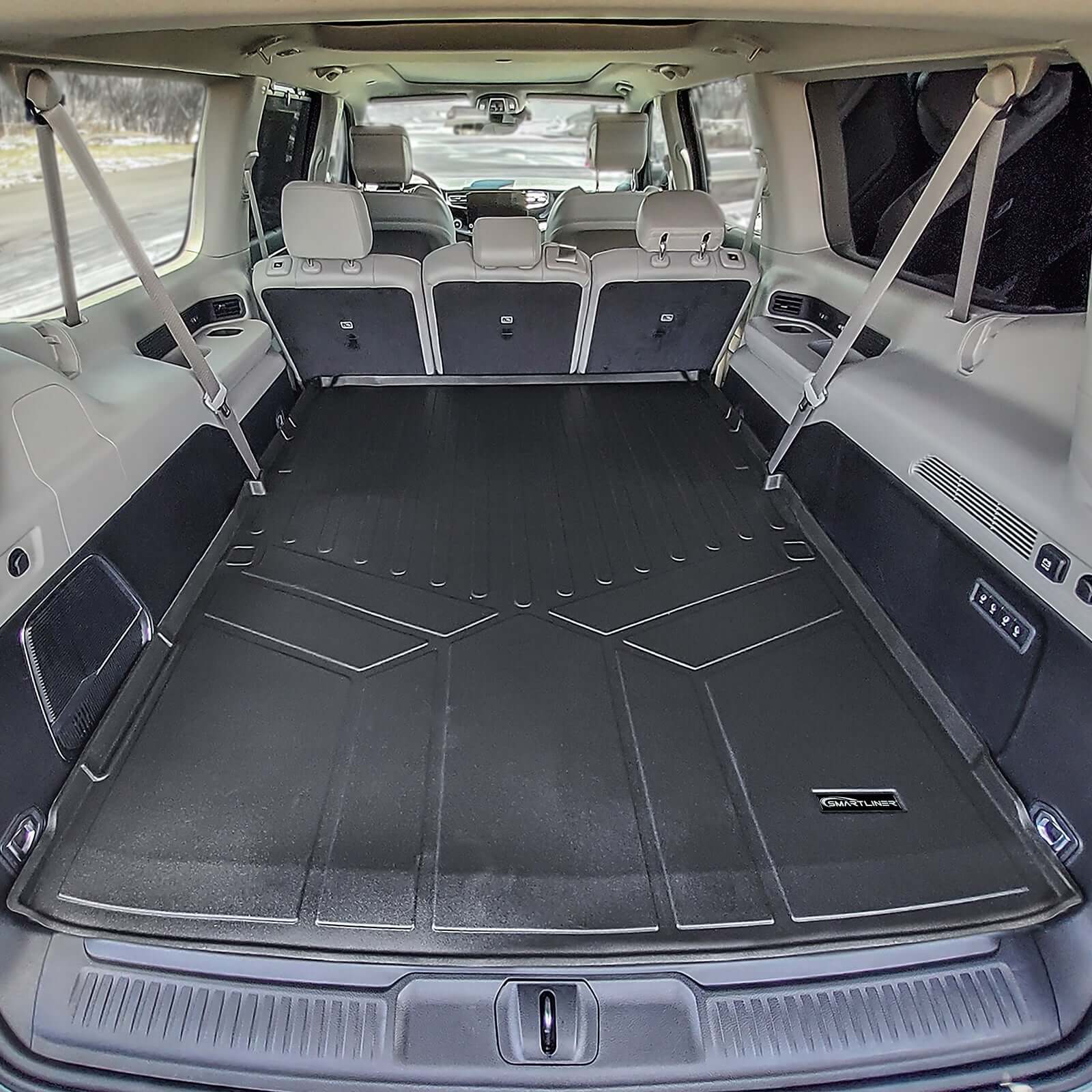 SMARTLINER Custom Fit Floor Liners For 2023-2025 Jeep Wagoneer L (8 Passenger Model)