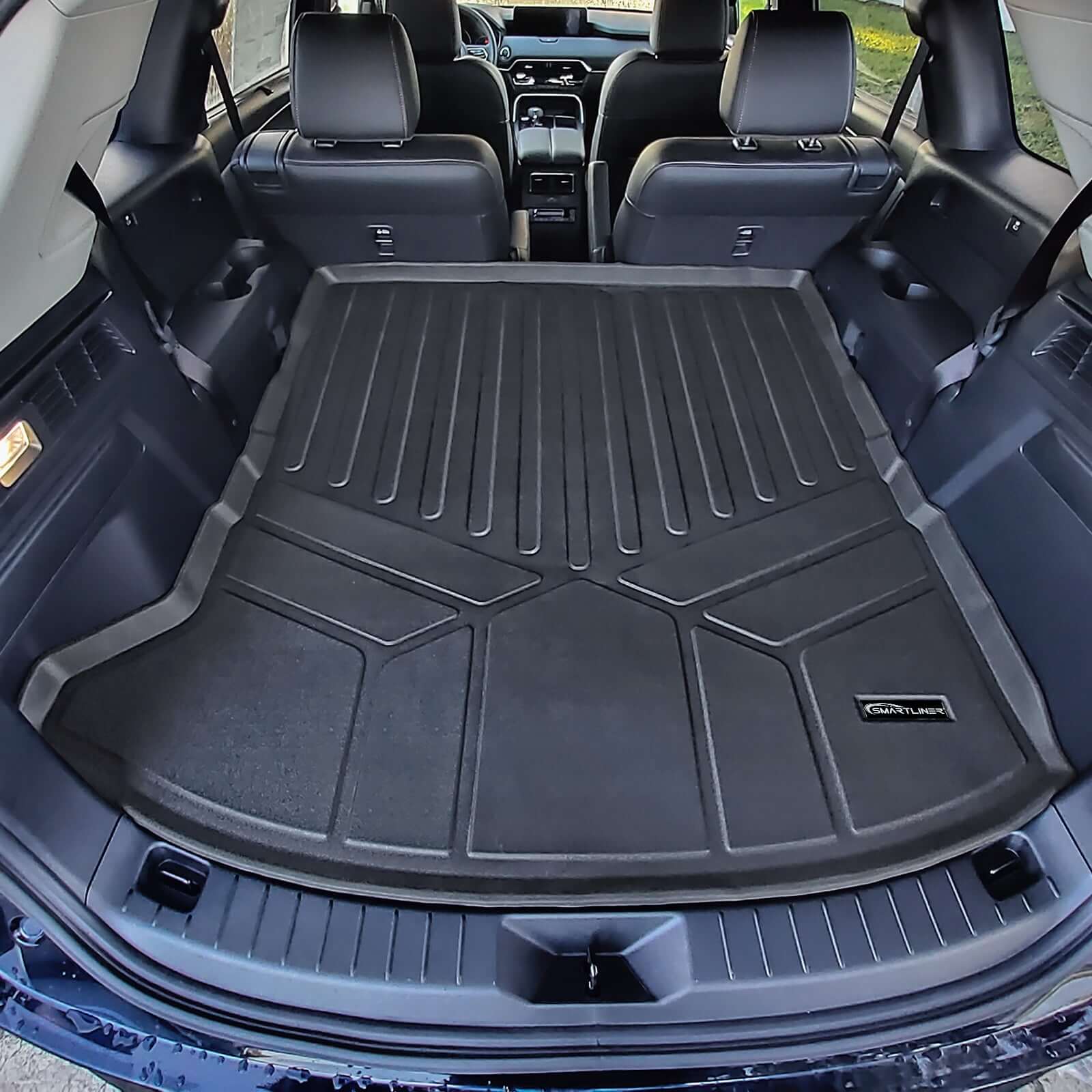 SMARTLINER Custom Fit Floor Liners For 2024-2025 Mazda CX-90 (Only Fits 2nd Row Bench)