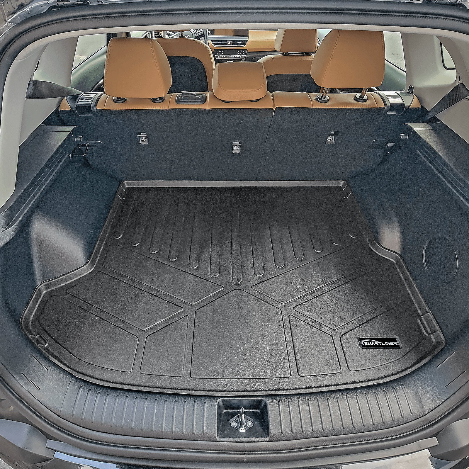 SMARTLINER Custom Fit Floor Liners For 2024 - 2025 Kia Seltos with Cargo Area in Upper Position