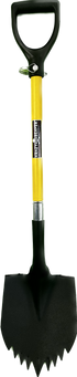 Krazy Beaver Shovel (Black Textured Head / Yellow Handle 45635)
