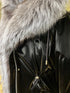 Genuine Silver Fox Fully Lined Hood Rabbit Insulated Parka
