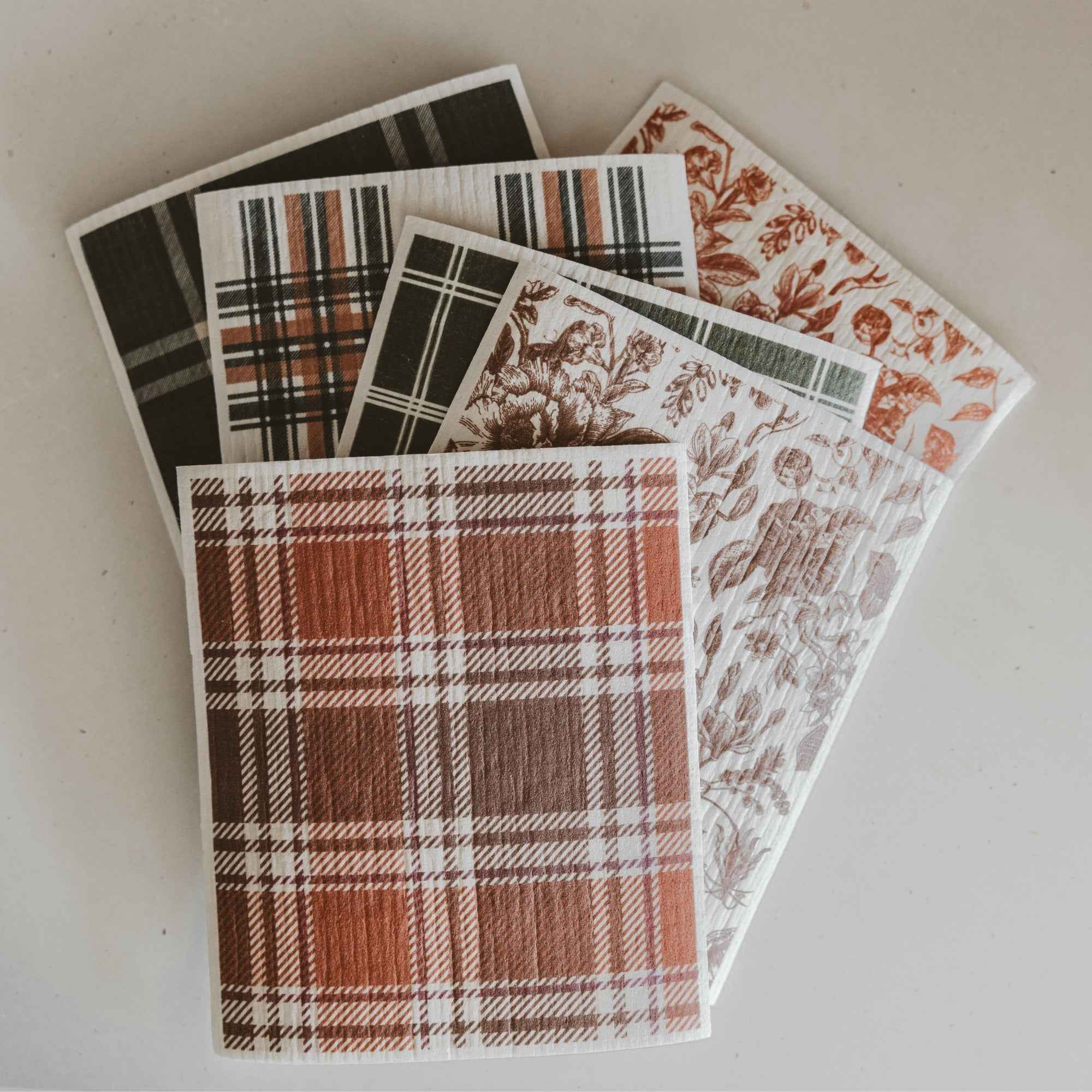 Fall Pattern Swedish Dishcloths
