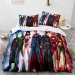 DC Justice League Bedding Set Throw Quilt Duvet Cover Bedding Sets