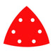 Diablo DCT334080H10G 3-3/4 in. 80-Grit (Coarse) Oscillating Detail Triangle Sanding Sheets (10-Pack)