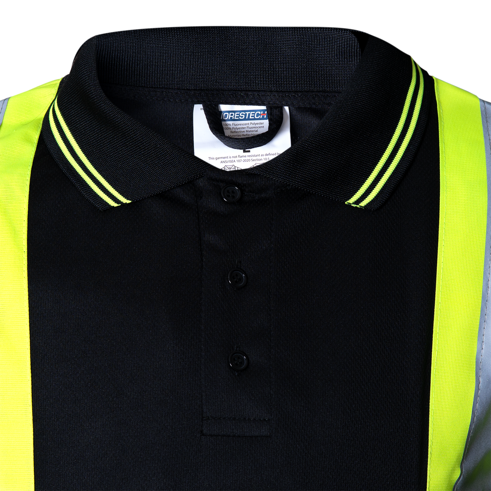Hi-Vis X-Back Reflective Two-Tone Safety Polo Shirt