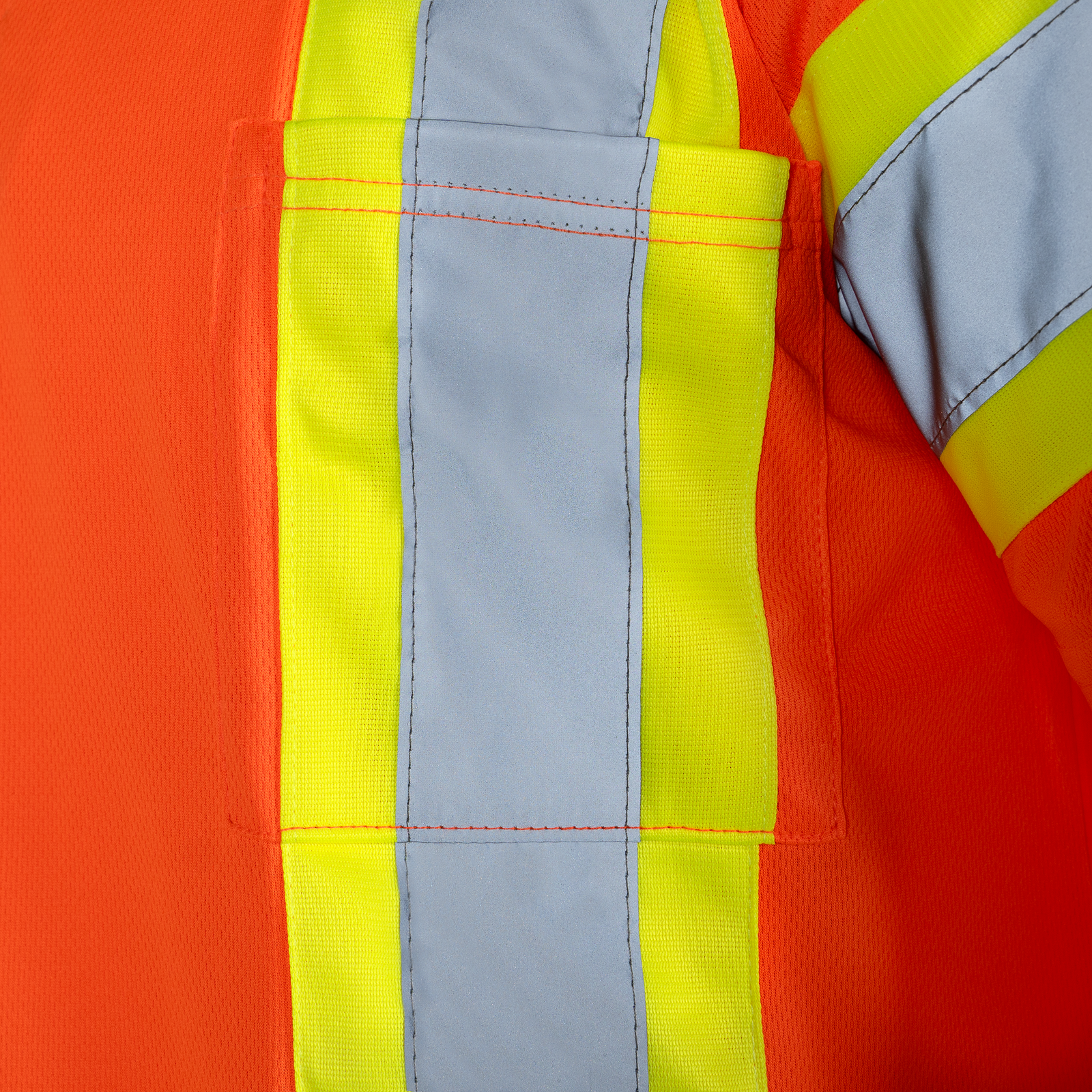 Hi-Vis X-Back Reflective Two-Tone Safety Polo Shirt
