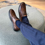 Men's Don Giovanni Wingtips - Brown