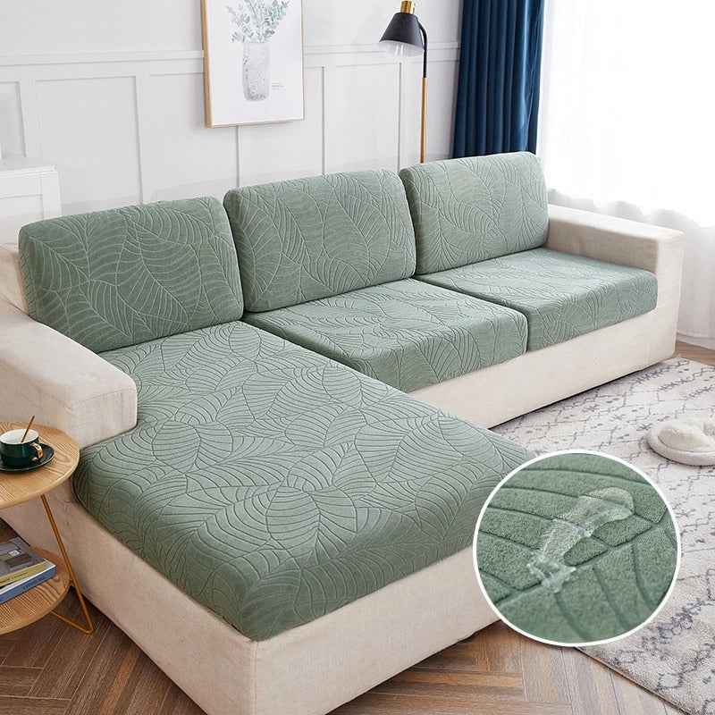 Jacquard Elastic Sofa Cover Water Resistant Removable Furniture Protector Perfect for Pets and Kids