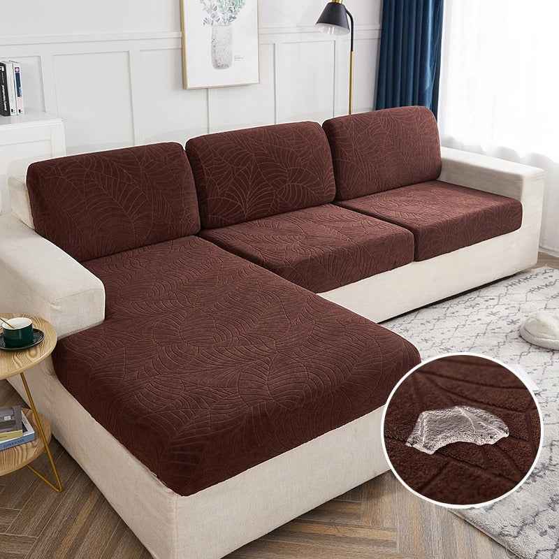 Jacquard Elastic Sofa Cover Water Resistant Removable Furniture Protector Perfect for Pets and Kids