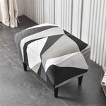 Stretch Spandex Nordic Floral Removable Wing Chair Cover, Relaxing Seat Covers Slipcovers for Armchairs