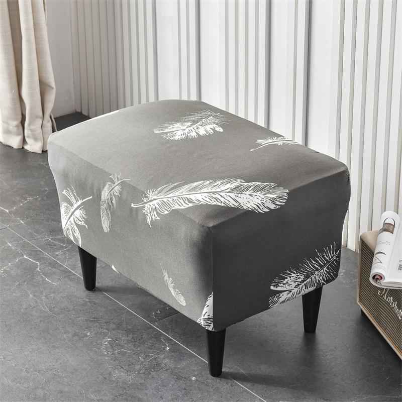 Stretch Spandex Nordic Floral Removable Wing Chair Cover, Relaxing Seat Covers Slipcovers for Armchairs