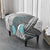 Stretch Spandex Nordic Floral Removable Wing Chair Cover, Relaxing Seat Covers Slipcovers for Armchairs