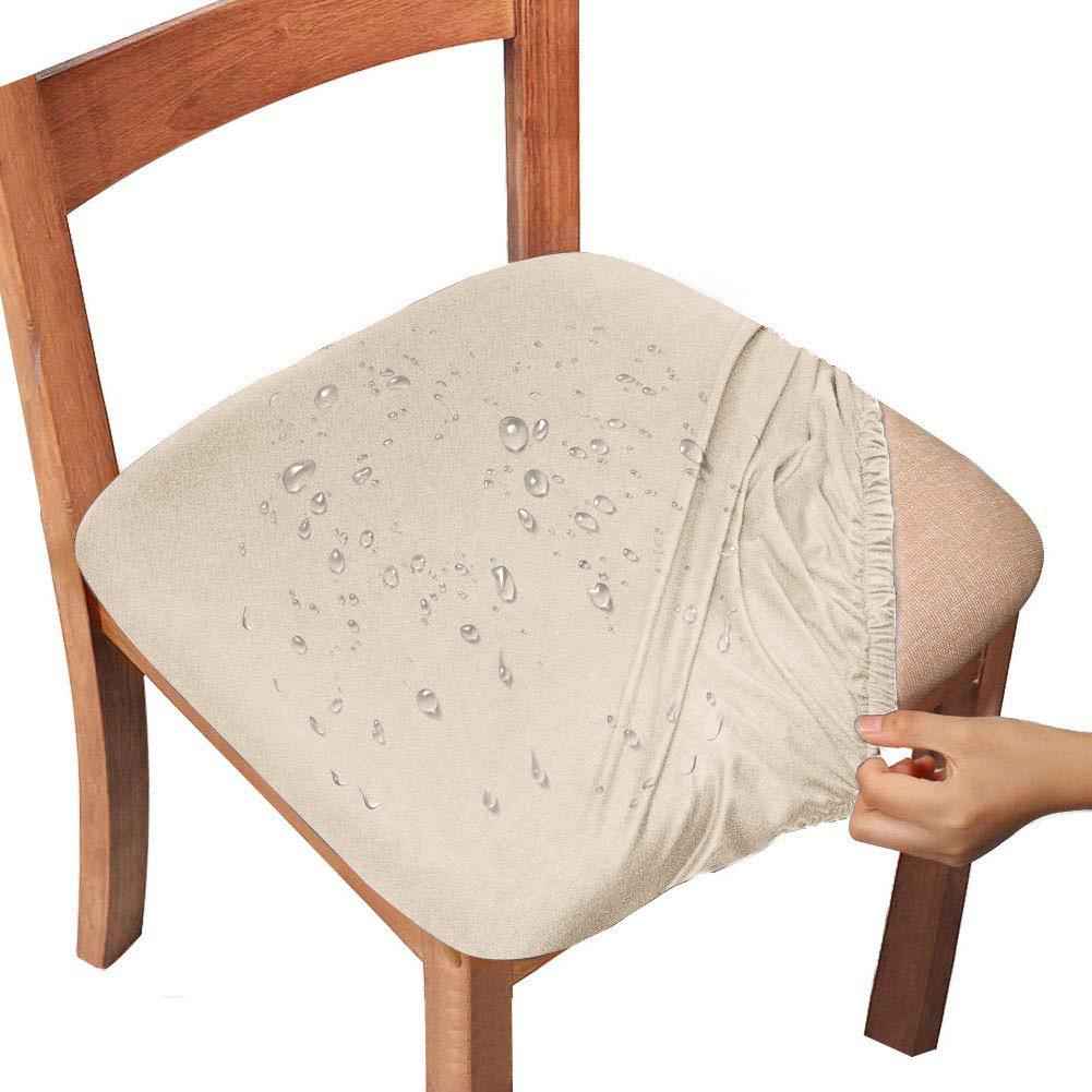 Water-Repellent Dining Room Chair Cover Spandex Elastic Removable Seat Covers