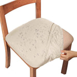 Water-Repellent Dining Room Chair Cover Spandex Elastic Removable Seat Covers
