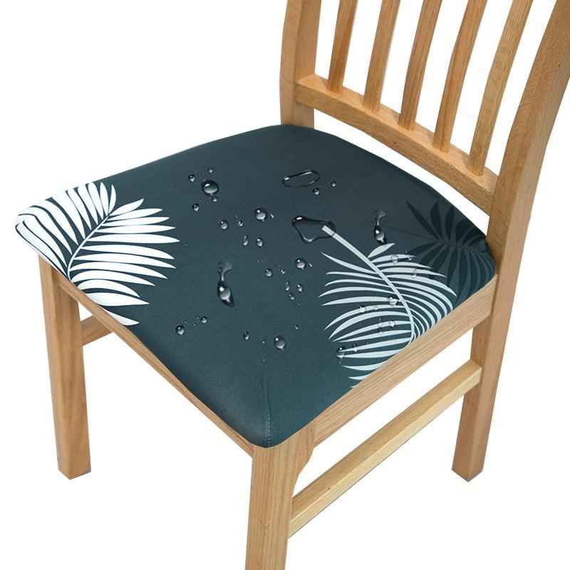 Water-Repellent Dining Room Chair Cover Spandex Elastic Removable Seat Covers